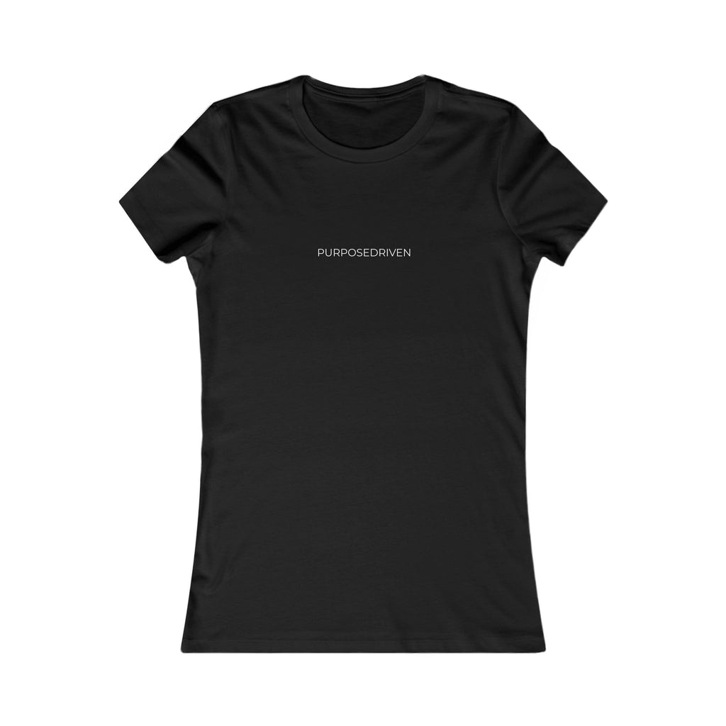 PURPOSEDRIVEN™ Women’s Logo Tee – Minimalist Motivational Streetwear