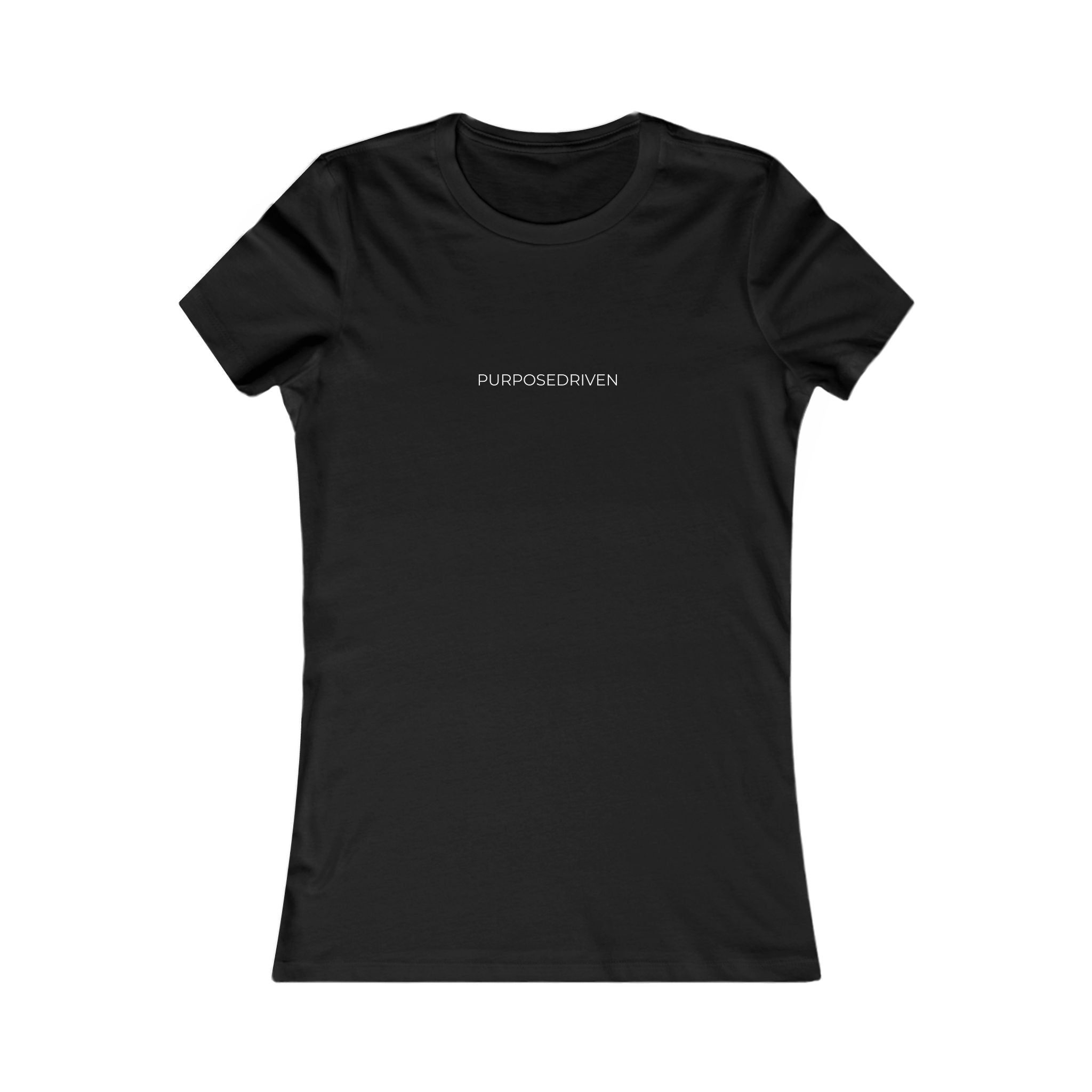 PURPOSEDRIVEN™ Women’s Logo Tee – Minimalist Motivational Streetwear